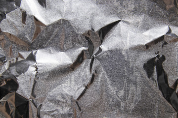 Aluminum Foil Crumpled