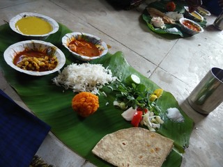 salad with seafood and vegetables
