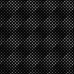 Geometrical seamless star pattern background - black and white vector graphic