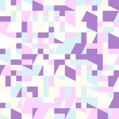 Geometrical mosaic pattern background - abstract vector graphic design