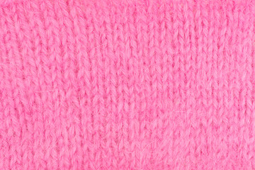 background  of pink angora wool knitting