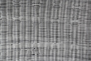 Grey rattan pattern background texture