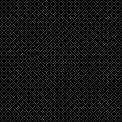 Black and white geometrical seamless diagonal square pattern background - abstract vector design