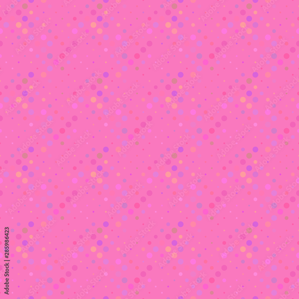 Poster geometrical dot pattern background design - abstract pink vector graphic from dots