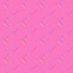 Geometrical dot pattern background design - abstract pink vector graphic from dots