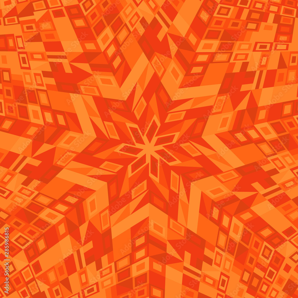 Poster dynamic geometrical circular mosaic pattern background design - abstract colorful vector graphic fro
