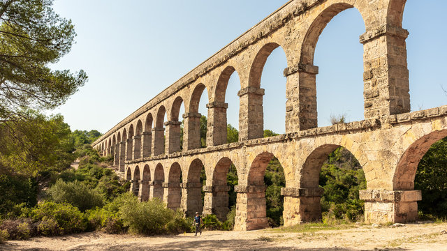 Roman aqueduct of Tarragona, Spain