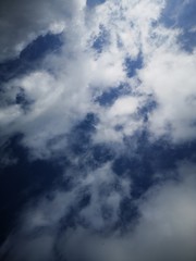 Dramatic sky with clouds