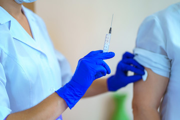 Prevention and protection against viral infections. Health care and vaccination of people