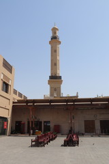 Minaret d'une mosquée à Dubaï, Émirats arabes unis 
