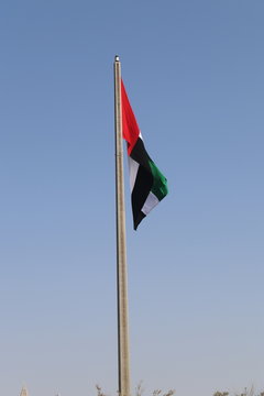 Drapeau des Emirats arabes unis à Dubaï