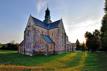 Fototapeta na wymiar Cistercian Abbey in Sulejów, Poland.