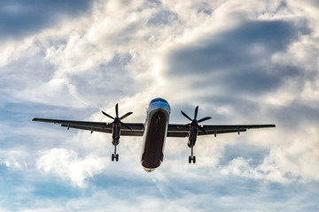 Einflugschneise an einem Flughafen