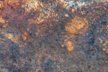 Old Weathered Corrugated Rusty Metal Texture