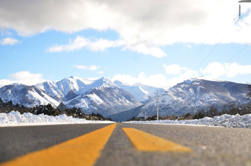 road in the mountains, Patagonia Argentina