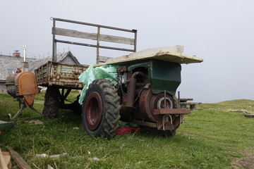 Fototapeta na wymiar Old Tractor