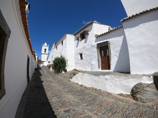 Monsaraz, a medieval village in Portugal. Monsaraz, Portugal August 2019
