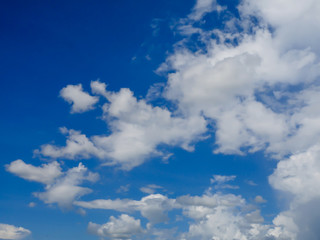 Sky and white clouds