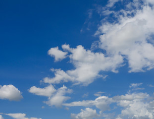 Sky and white clouds