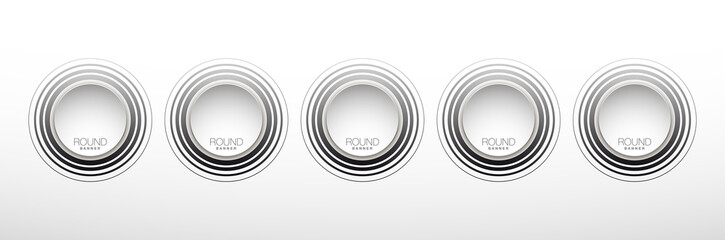 Obraz premium 5 components chart make up something. Modern business circle infographics five options banner. Vector layout piece chart workflow. 5 piece diagram number component. Five step up options for web design