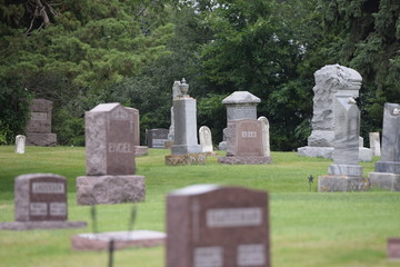 cemetery in country