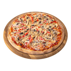 Tasty hot italian pizza