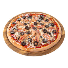 Tasty hot italian pizza