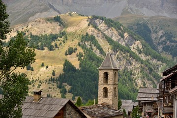 Fototapeta na wymiar Saint-Véran (Hautes-Alpes)