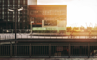 Obraz premium Sunset Front View Modern