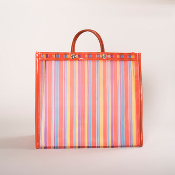 Bolsa de compra Mexicana roja  01