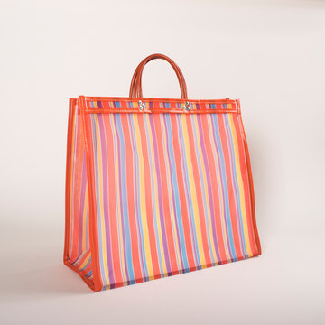 Bolsa de compra Mexicana roja  02