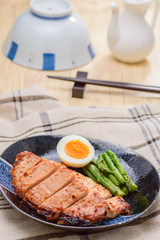 豚の味噌漬け焼き