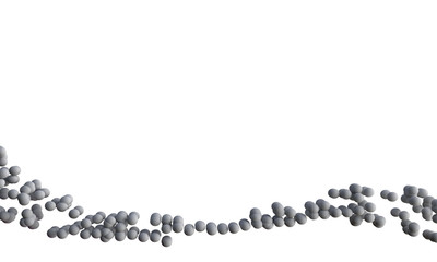 following golf ball white backround