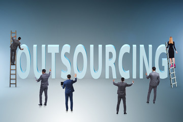 Concept of outsourcing in modern business
