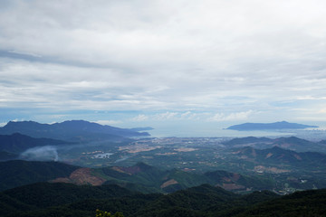 Fototapeta premium Ba Na Hills view Danang, Vietnam 2019