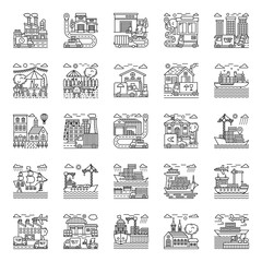 Naklejka premium Farming Illustrations Pack