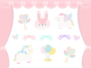 夢かわいい素材編集　リボン