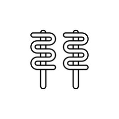 Odeng, Korea icon. Element of Korea culture icon