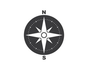 Compass Logo Template vector icon illustration