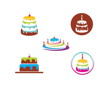 cake bakery logo design