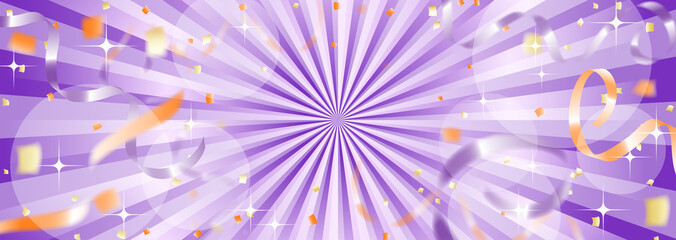 紙吹雪やテープが舞う黒い背景 Wall Mural Wallpaper Murals Umiberry