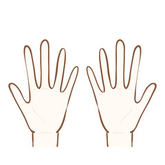 手のひらのイラスト