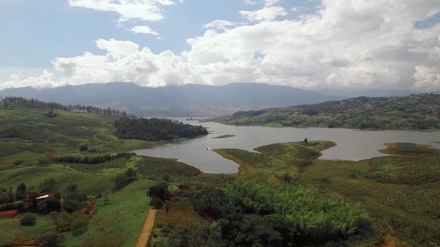 Calima Lake in Valle del Cauca Colombia
