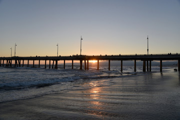 Obraz premium Beautiful Southern California Beach Sunset