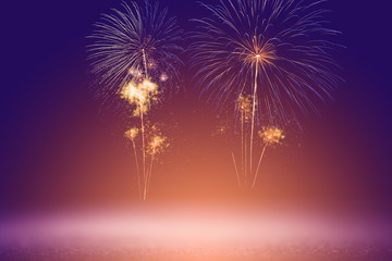 Fototapeta na wymiar colorful fireworks background