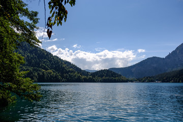  Panorama of Ritsa Lake on a sunny day.