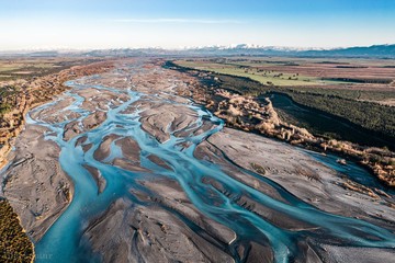 New Zealand Braided River
