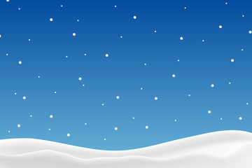 Obraz na płótnie Canvas Blue winter landscape