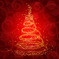 Christmas tree vector