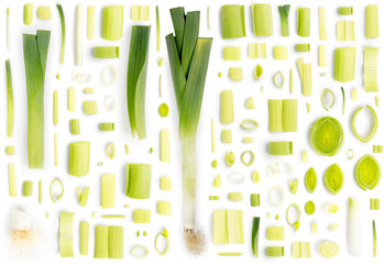 Leek Collection Abstract